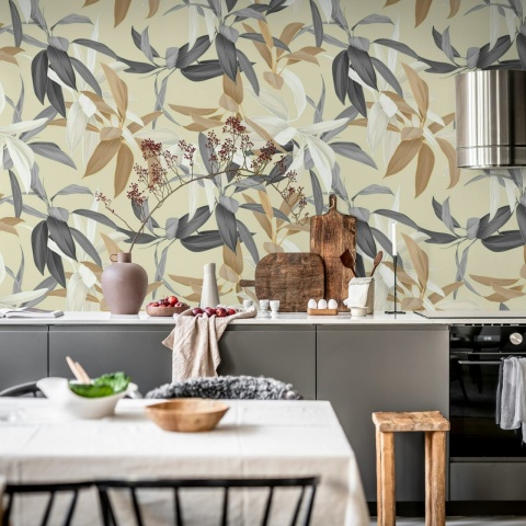 Fototapet, Lily Garden, Honey, Rebel Walls