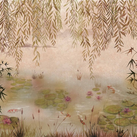Fototapet Lotus, Autum, Coordonne - Img 2