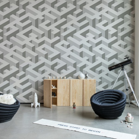 Fototapet, Mace Game, Gray, Rebel Walls - Img 3