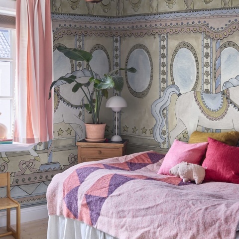 Fototapet, Merry Go Around, Pastel, Rebel Walls - Img 3