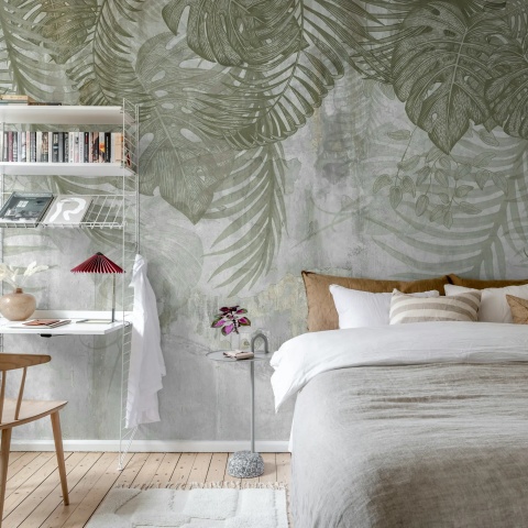 Fototapet, Monstera Wall, Green, Rebel Walls - Img 3