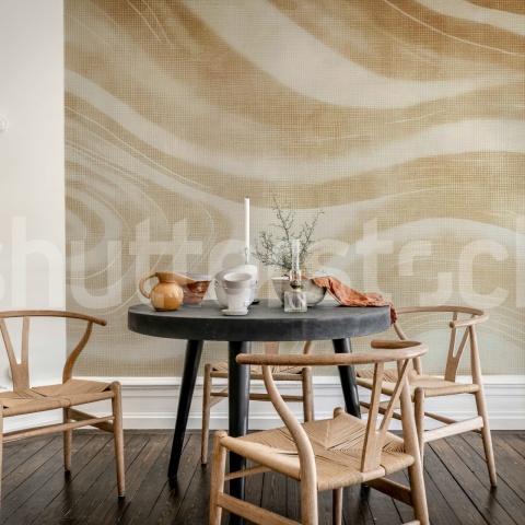 Fototapet, Ocean Lines, Beige, Rebel Walls - Img 3