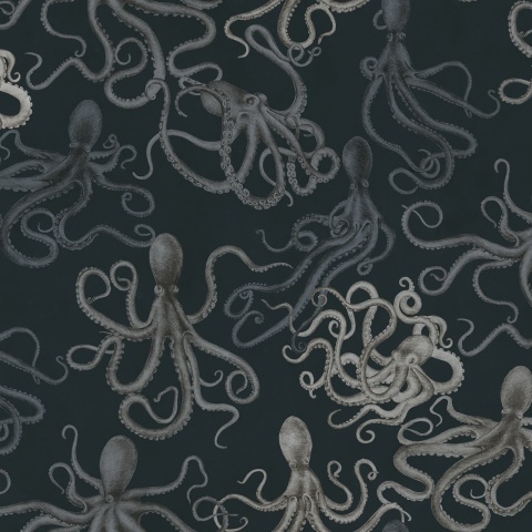 Fototapet, Octopus, Dark, Rebel Walls - Img 2