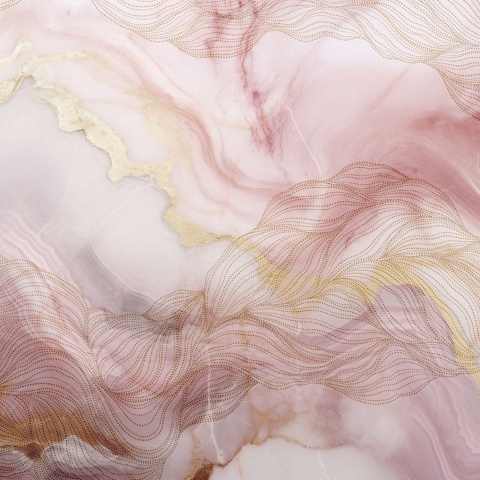 Fototapet, Opulence Dots, Pink Marble, Rebel Walls - Img 2