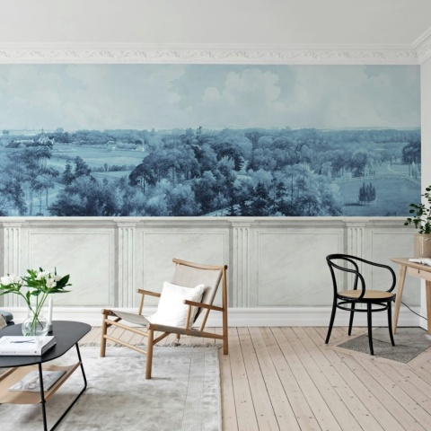Fototapet, Panorama Views, Vintage Blue, Rebel Walls