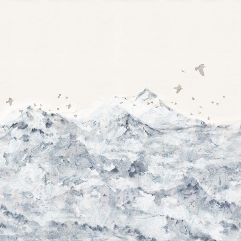 Fototapet, Paper Mountains, Blue, Rebel Walls - Img 6