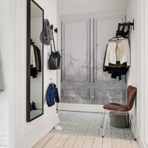 Fototapet, Patinated Panels, Smoke, Rebel Walls - Img 5