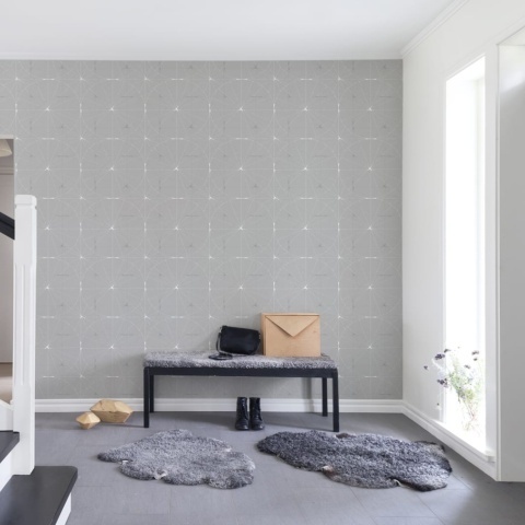 Fototapet, Perfect Fit, Soft Grey, repetitiv, Rebel Walls - Img 3