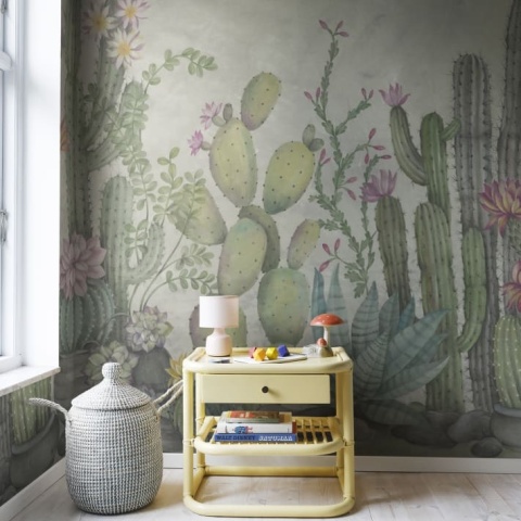 Fototapet, Playfull Cactus, Summer, Rebel Walls - Img 3
