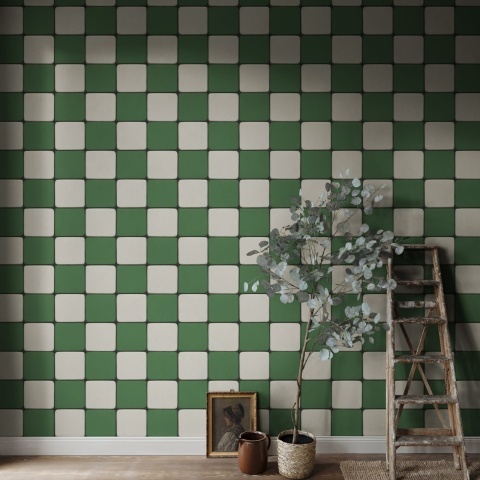 Fototapet, Porcelain Tiles, Green, Rebel Walls - Img 3