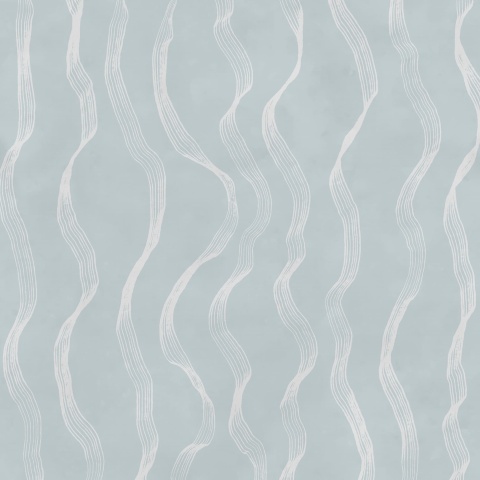 Fototapet, Ribbon Stripe, Light Blue, Rebel Walls - Img 2