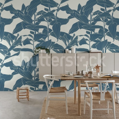 Fototapet, Rose Grape, Blue, Rebel Walls