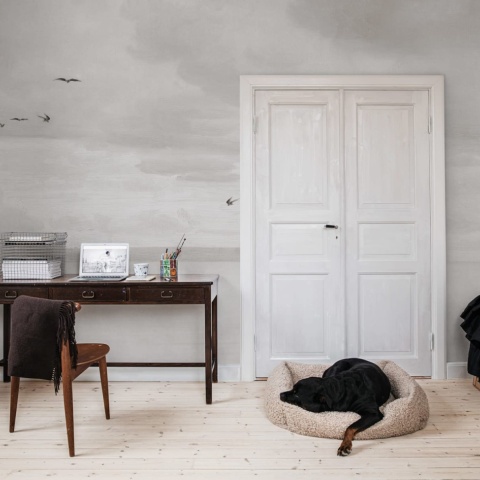 Fototapet, Seabirds, Beige, Rebel Walls