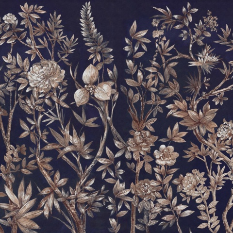 Fototapet, Silk Floral, Blue, Rebel Walls - Img 6
