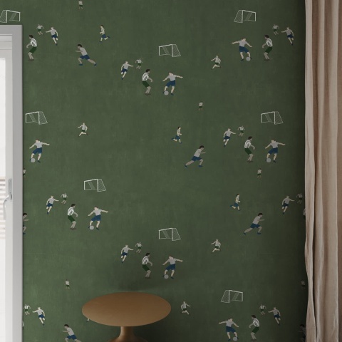 Fototapet, Soccer, Green, Rebel Walls - Img 3