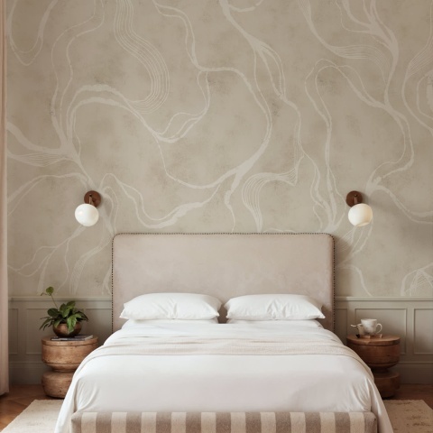 Fototapet, Soft Curve, Beige, Rebel Walls - Img 3