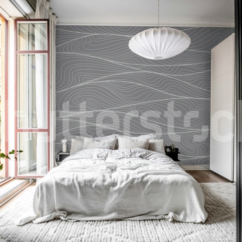 Fototapet, Soft Dunes, Gray, Rebel Walls - Img 3