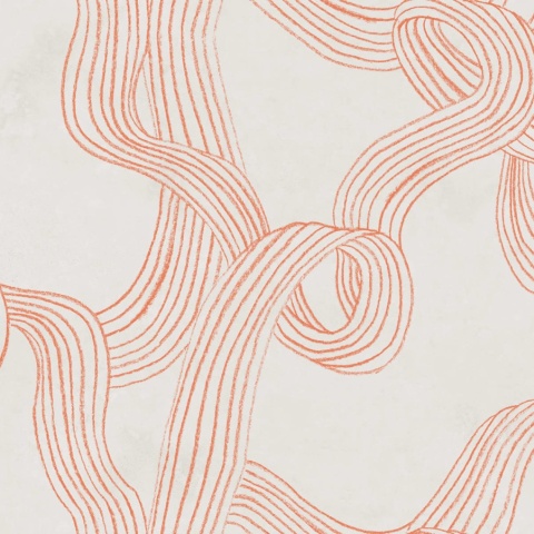 Fototapet, Stripes Repeatable, Orange, Rebel Walls - Img 2