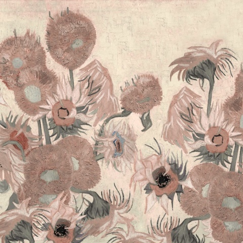 Fototapet, Sunflowers Repeatable, Soft, Rebel Walls - Img 2