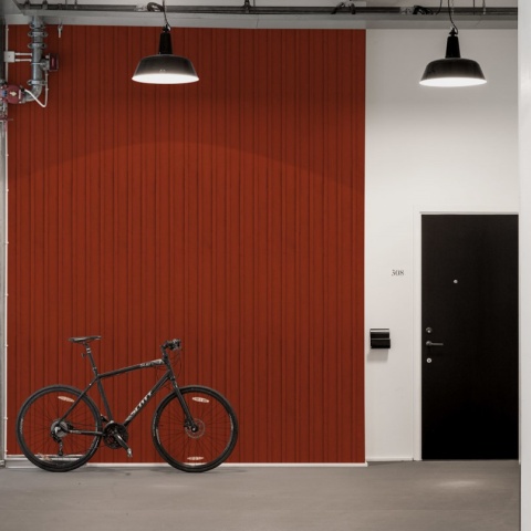Fototapet, Swedish Cottage, Red, Rebel Walls - Img 4