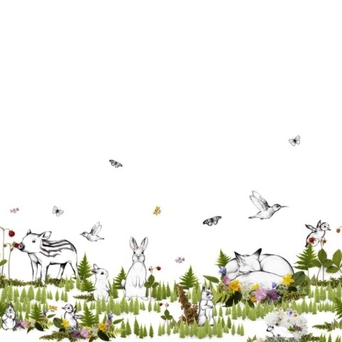 Fototapet, The Rabbit's Playground, Rebel Walls - Img 2