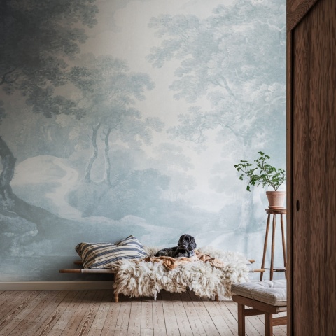 Fototapet, The Vintage Grove, Blue, Rebel Walls - Img 3