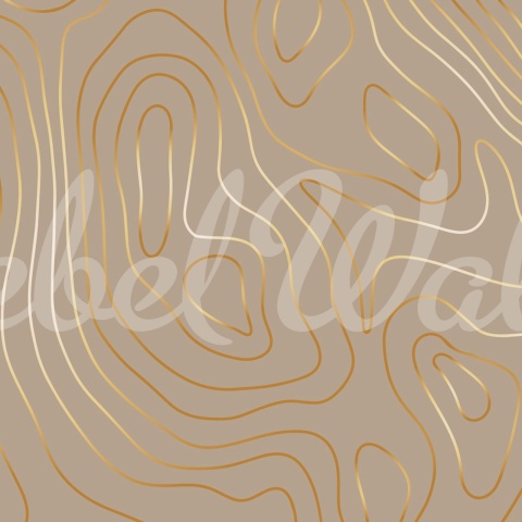 Fototapet, Topographic, Beige, Rebel Walls - Img 2