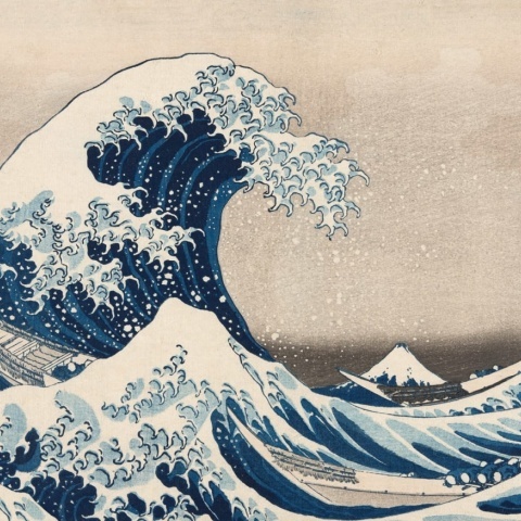 Fototapet, Under the Wave off Kanagawa Repeatable, Rebel Walls - Img 2