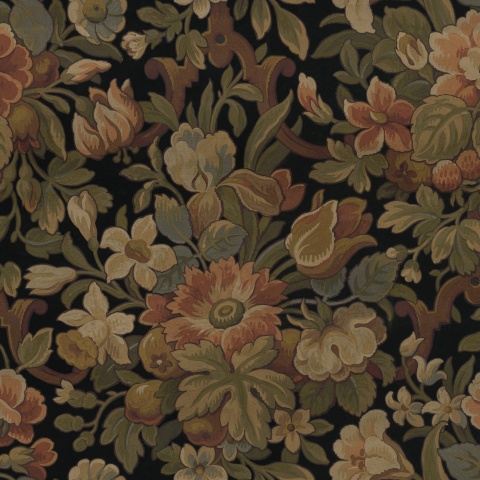 Fototapet, Vintage Flora, Ebony, Rebel Walls - Img 2