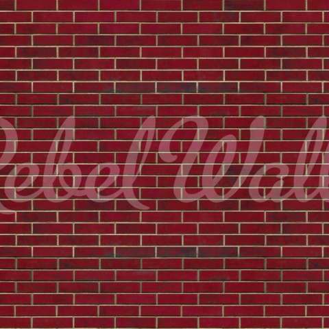 Fototapet, Wall of Tiles, Ruby Red, Rebel Walls - Img 4