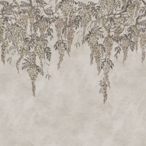 Fototapet, Whispers Wisteria, Gray, Rebel Walls - Img 2