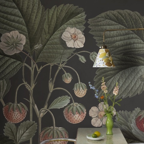 Fototapet, Wild Strawberries, Midnight, Rebel Walls - Img 3