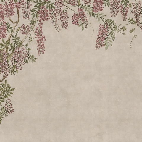 Fototapet, Wisteria Garden, Beige, Rebel Walls - Img 2