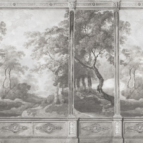 Fototapet, Woodland Panels, Gray, Rebel Walls - Img 2