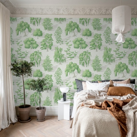 Fototapet, Yggdrasil Forest, Light Green, Rebel Walls - Img 3