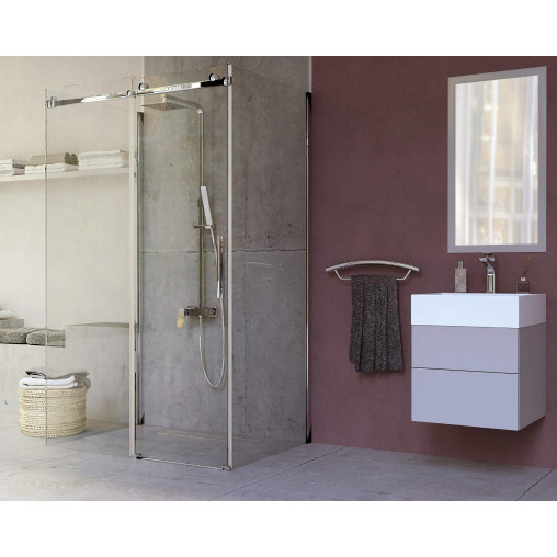 Lavoar ceramic, blat &gt; montare pe perete - 50x50 cm, Temisto, CDT_6U5S - Img 4