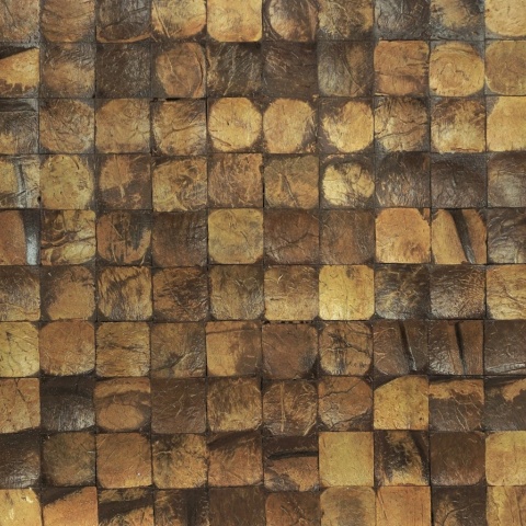 Panou decorativ 3D, Coconut, Bagonjong Antique Brown, 6 placi 42x42cm, 1.05 mp - Img 8