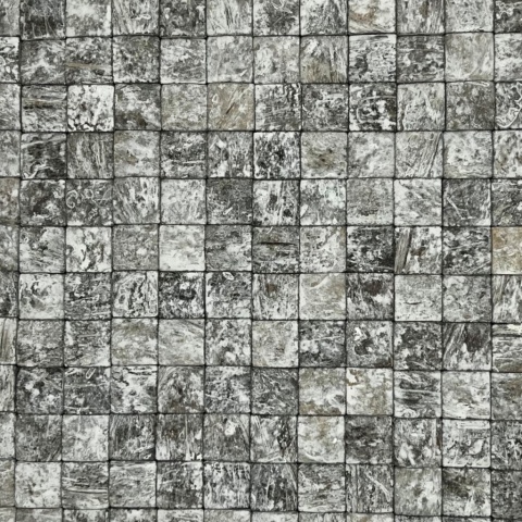 Panou decorativ 3D, Coconut, Honai Fog, 6 placi 42x42cm, 1.05 mp - Img 5