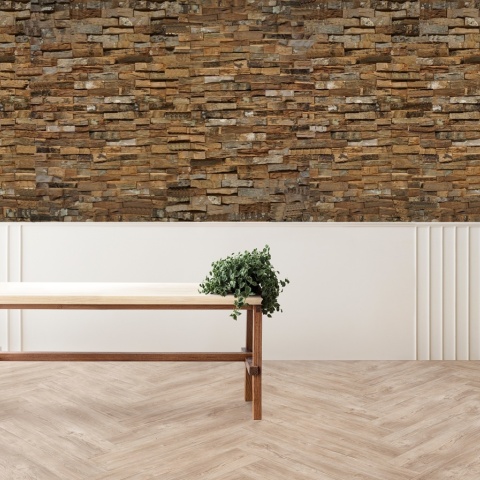Panou decorativ 3D, Mahon, Sanur Natural, 12 placi 40x20.5cm, 0.98 mp - Img 4