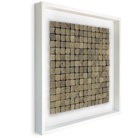 Panou decorativ lemn, Coconut, Tongkonan Natural White - Img 2