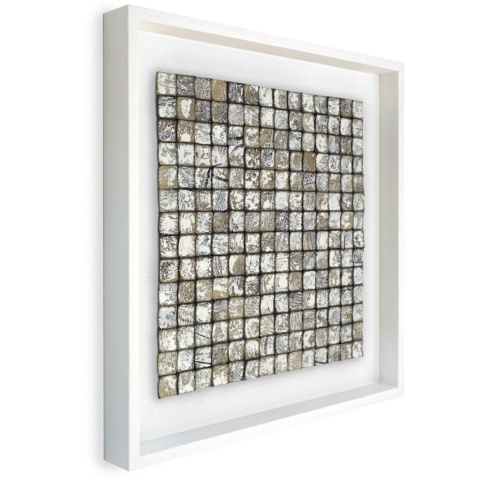 Panou decorativ lemn, Tec, My Tongkonan White - Img 2