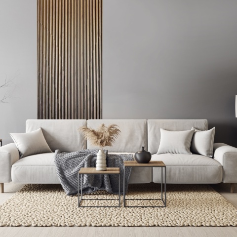 Panou riflaj decorativ 3D Asti, Oak Craft, 12.2x1.2x270 cm - Img 2