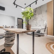 Panou riflaj decorativ 3D Onda, Stejar Natural, 11.2x1.3x270 cm - Img 11