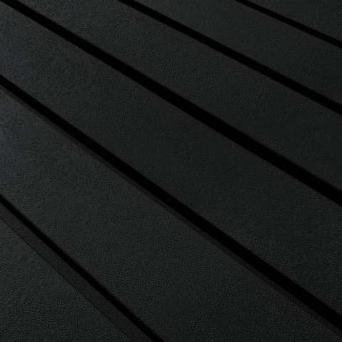 Panou riflaj decorativ 3D Roca, Onyx Black, 25x2x270 cm - Img 3