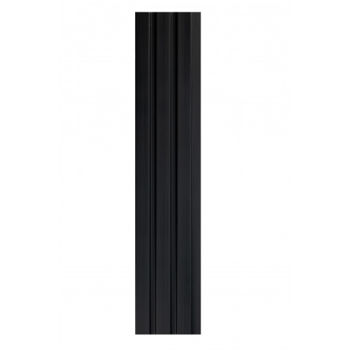 Profil dreapta pentru panou riflat 3D Olmo, Negru, 270x2.6cm, Lamelio
