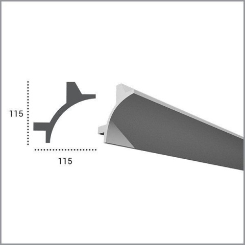 Profil scafa LED KF706 - 11.5x11.5x200 cm - Img 2