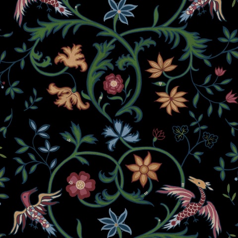 Tapet Antwerp Damask, Onyx, Coordonne, 5mp / rola - Img 2