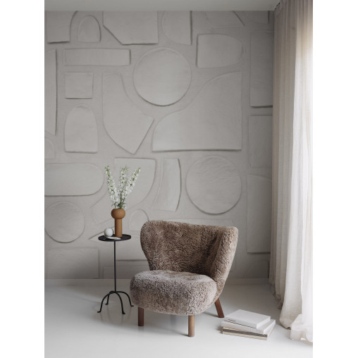 Tapet Clay Figures, White, Rebel Walls
