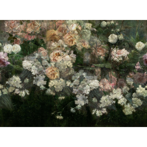 Tapet Drape of Roses, Midnight, Rebel Walls - Img 2