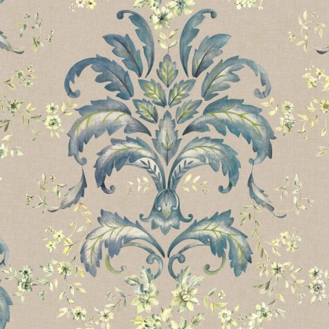 Tapet French Damask, Sapphire, Coordonne, 5mp / rola - Img 2
